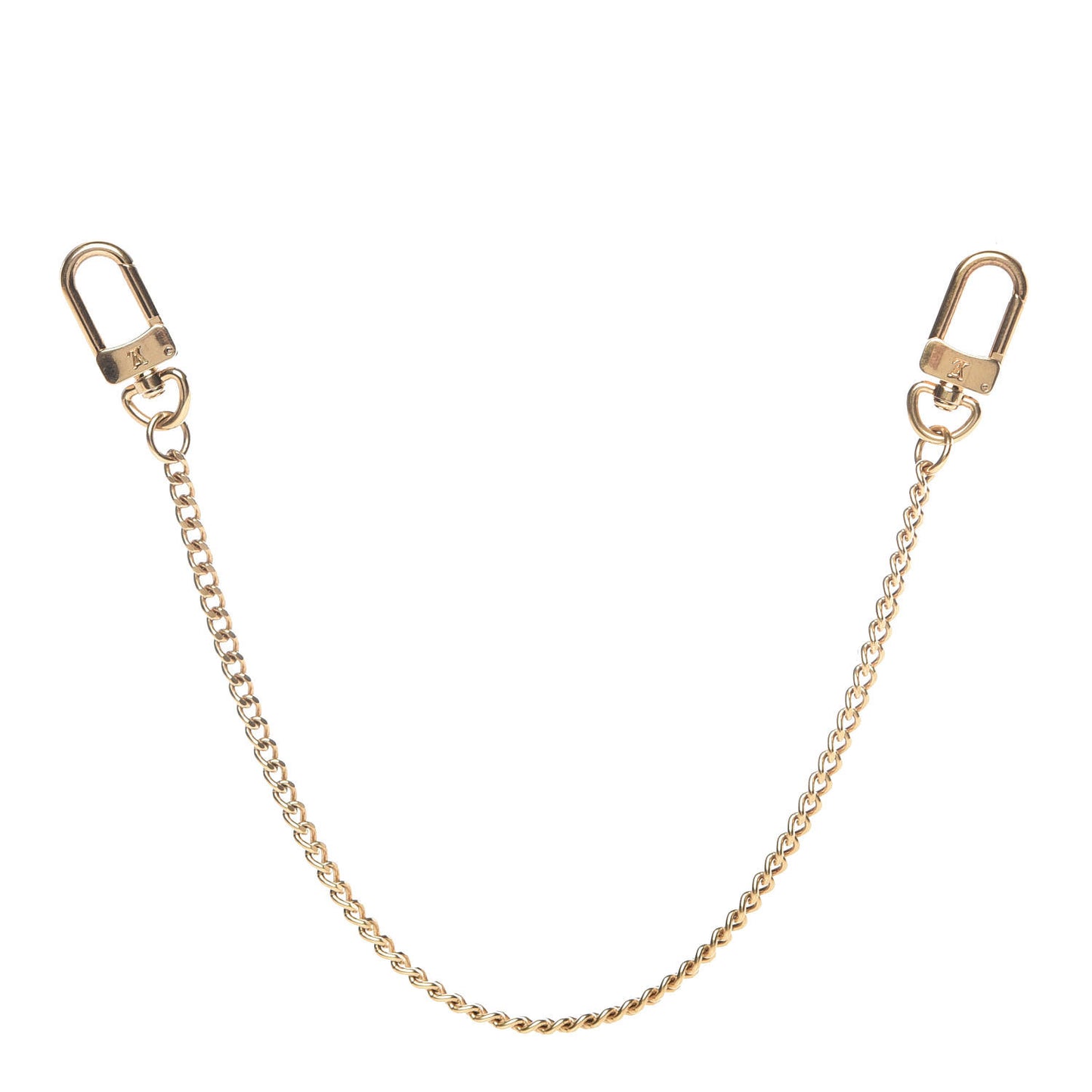 XL Pochette Extender Key Ring Chain Gold