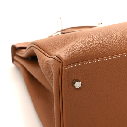 Hermes Togo Maxi Kelly Retourne 42 Gold 9 of 15