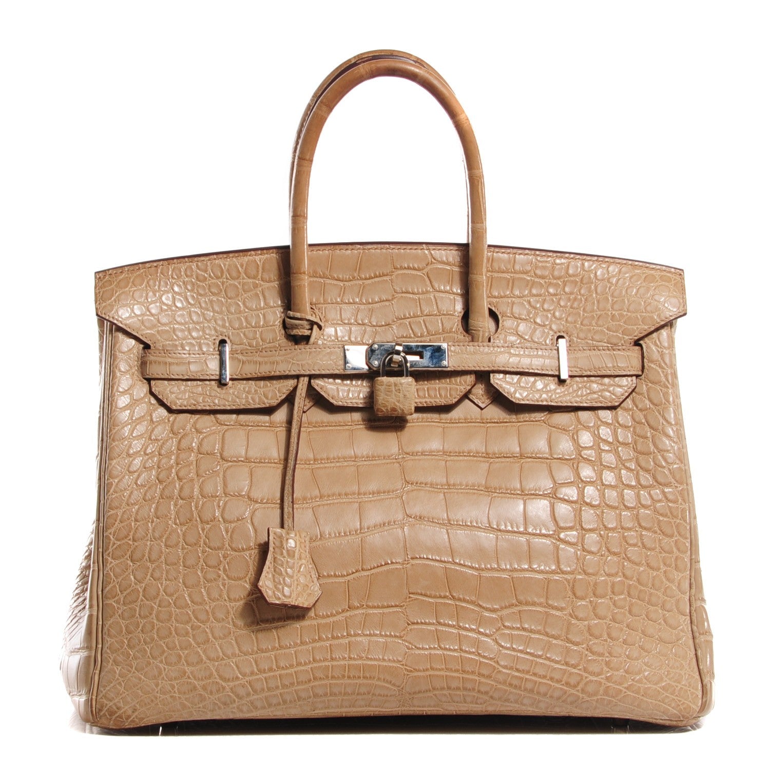 Hermes Matte Alligator Birkin 35 Poussiere 1 of 29