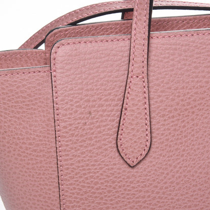 Gucci Dollar Calfskin Mini Swing Top Handle Bag Soft Pink 8 of 8
