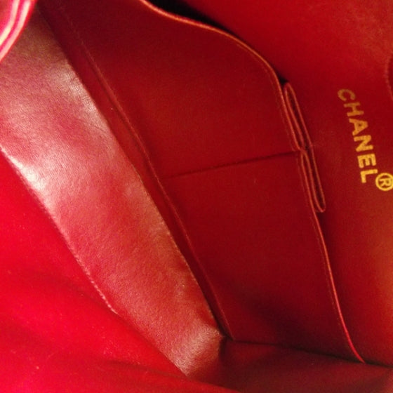 Chanel Lambskin Quilted Small Double Flap Red 7 of 13