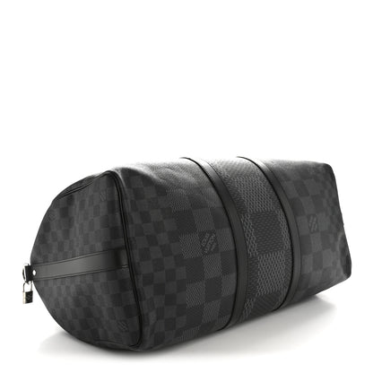 Louis Vuitton Damier Graphite 3D Keepall Bandouliere 50 3 of 12