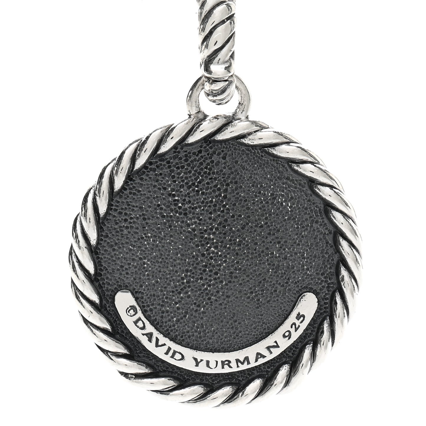 Sterling Silver Cable Collectibles Initial T Charm Pendant