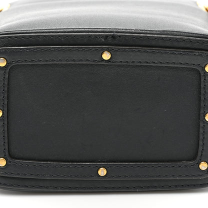 Chloe Smooth Calfskin Logo Mini Roy Bucket Bag Full Blue 11 of 11