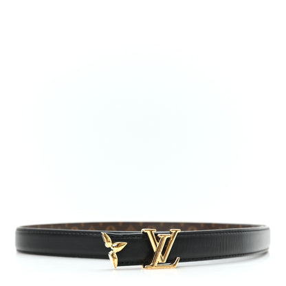 Louis Vuitton Calfskin Monogram 30mm Pretty LV Reversible Belt 75 30 Black 5 of 5