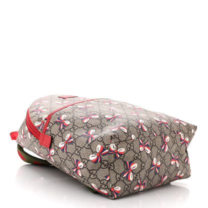 Gucci GG Supreme Monogram Sylvie Bow Print Childrens Backpack Red 4 of 10