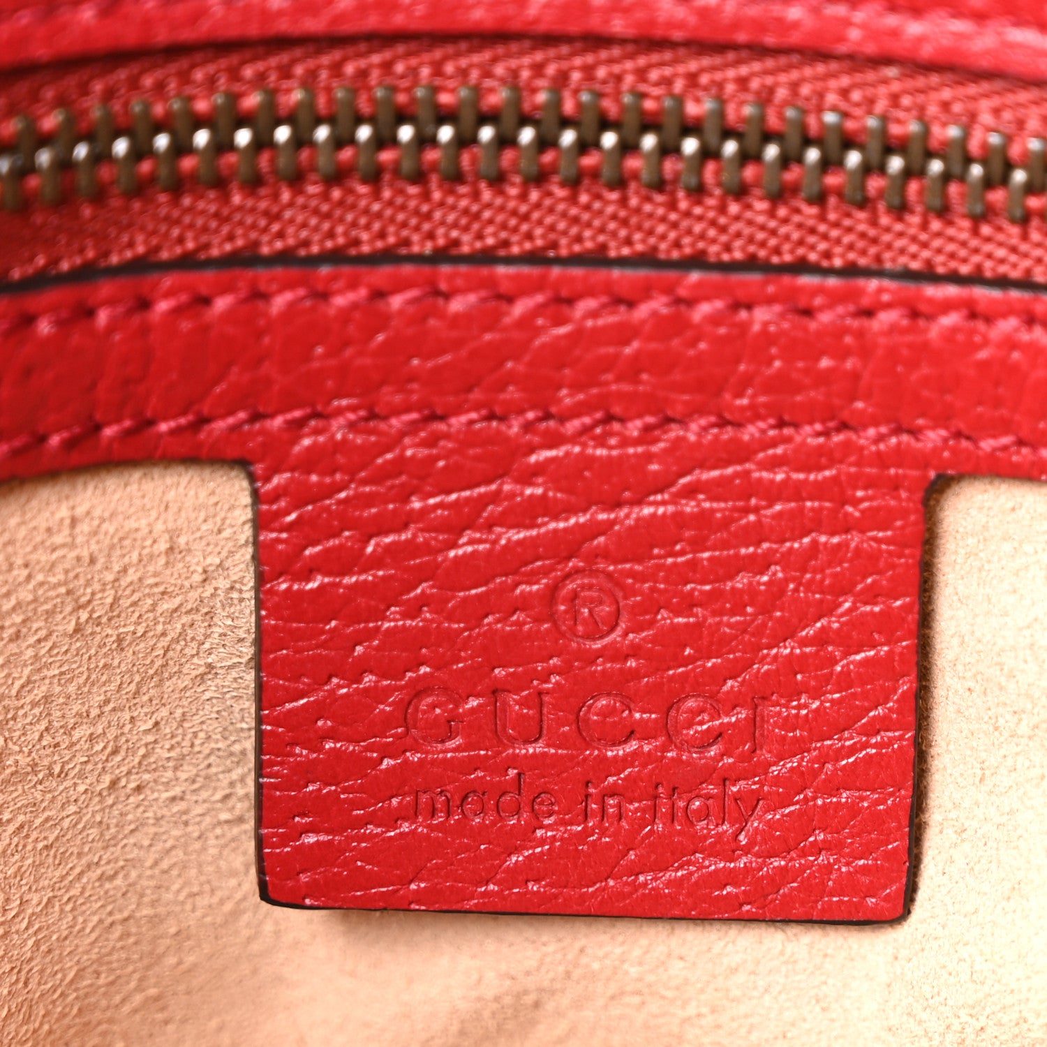 Gucci GG Supreme Monogram Medium Queen Margaret Shoulder Bag Red 6 of 10