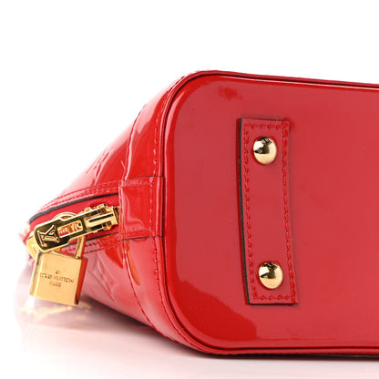 Louis Vuitton Vernis Alma BB Cherry 9 of 9