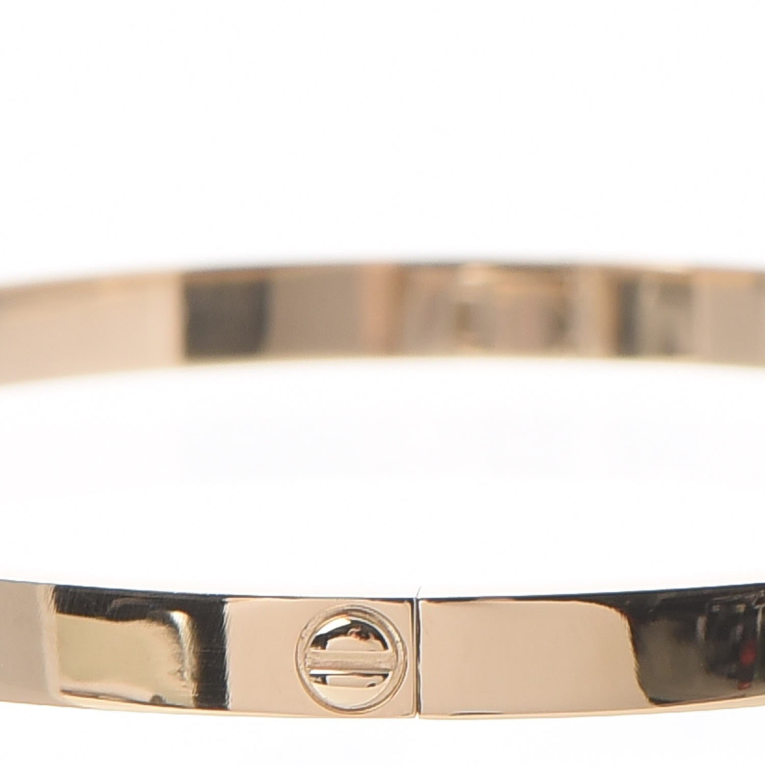 Cartier 18K Yellow Gold Small LOVE Bracelet 17 5 of 7