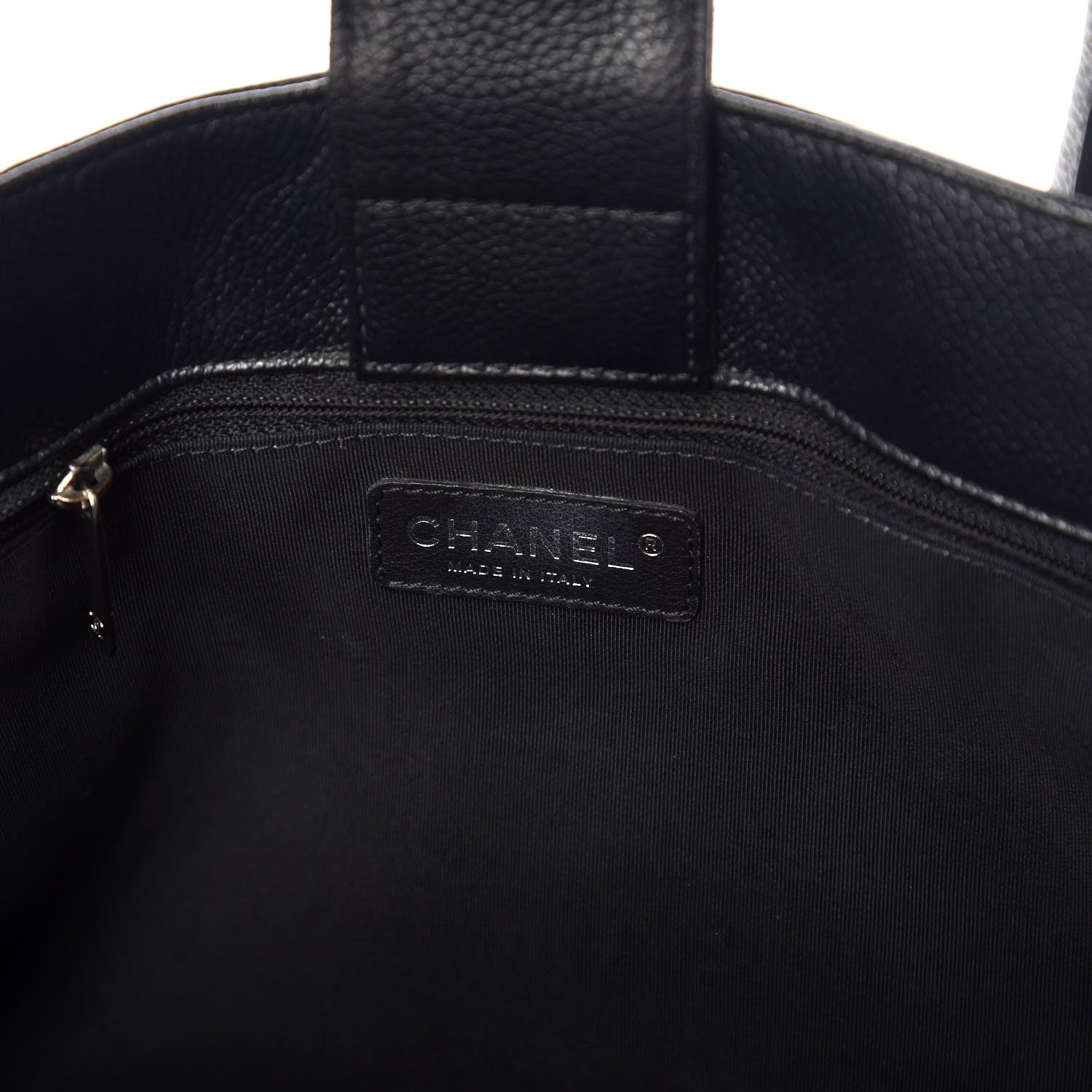 Chanel Calfskin Cerf Executive Shopper Tote Black 8 of 10