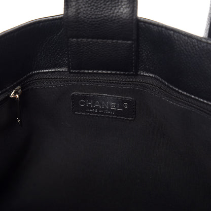 Chanel Calfskin Cerf Executive Shopper Tote Black 8 of 10