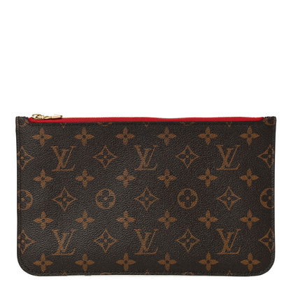 Louis Vuitton Monogram Neverfull MM GM Pochette Cherry 1 of 11