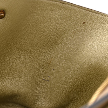 Celine Calfskin Suede Tri-color Small Trapeze Olive 11 of 15