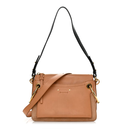 Chloe Calfskin Suede Small Roy Bag Caramel 1 of 14