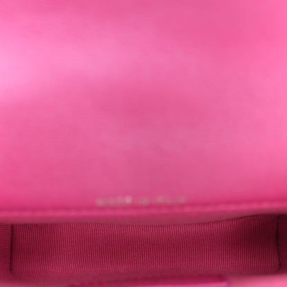 Chanel Patent Lambskin Quilted CC Hook Card Holder Pink 5 of 12