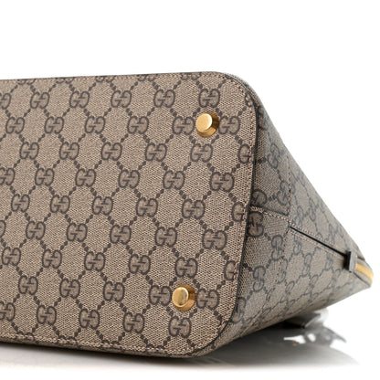 Balenciaga X GUCCI GG Supreme Monogram Medium Ville Top Handle Beige Ebony 9 of 10