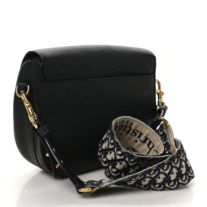 Christian Dior Grained Calfskin Large Bobby Flap Black 3 of 10