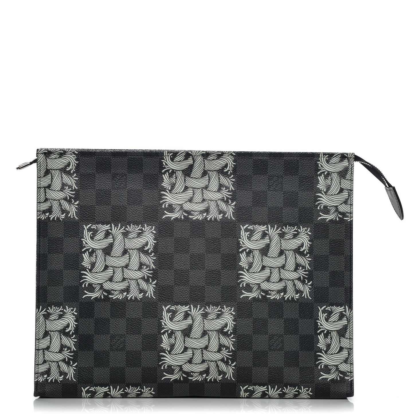 Damier Graphite Rope Pochette Voyage White