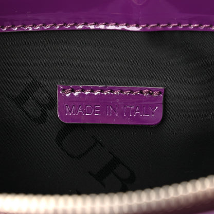 Burberry Patent Bridle Calfskin Parmoor Clutch Bag Purple 7 of 11