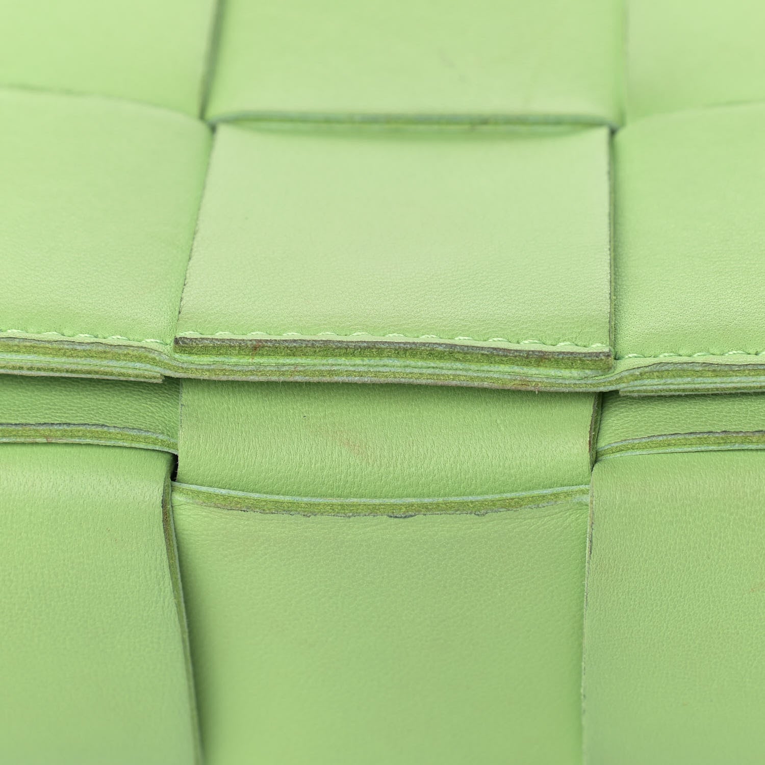 Bottega Veneta Nappa Maxi Intreccio Cassette Bag Pistachio 10 of 16