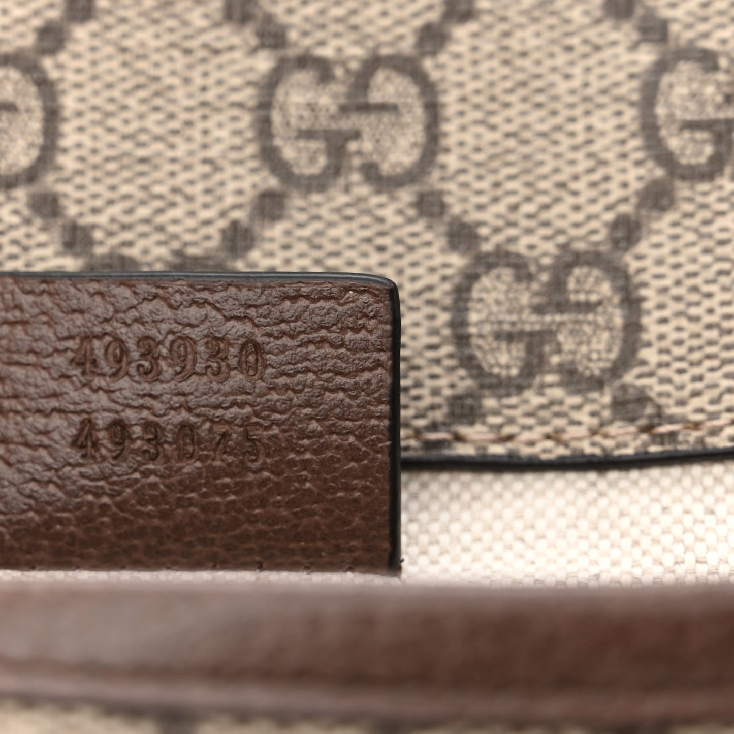 GG Supreme Monogram Neo Vintage Web Belt Bag Brown
