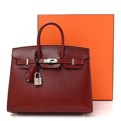 Hermes Box Birkin Sellier 25 Rouge H 13 of 13