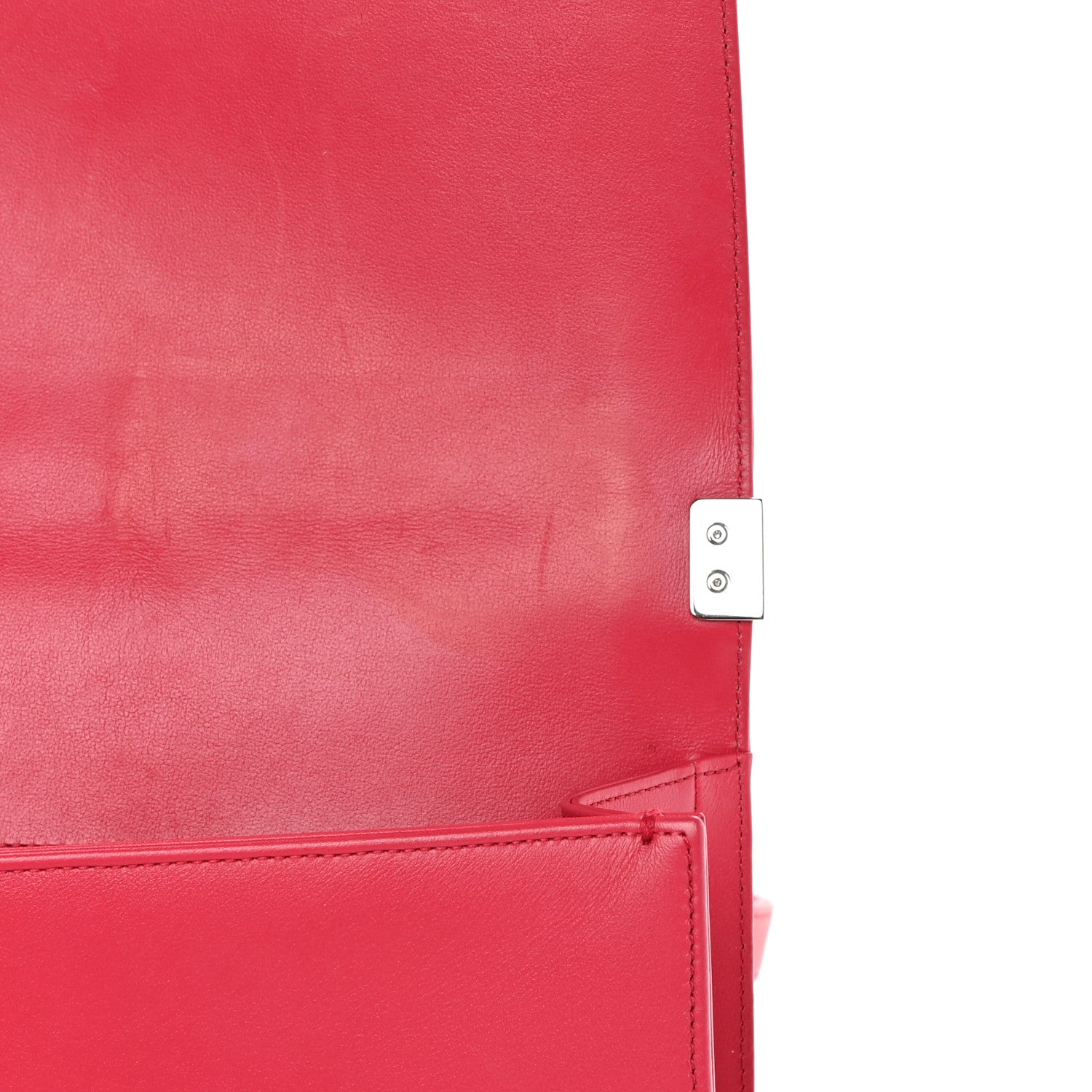Chanel Lambskin Quilted Medium Boy Flap Fuchsia 11 of 17