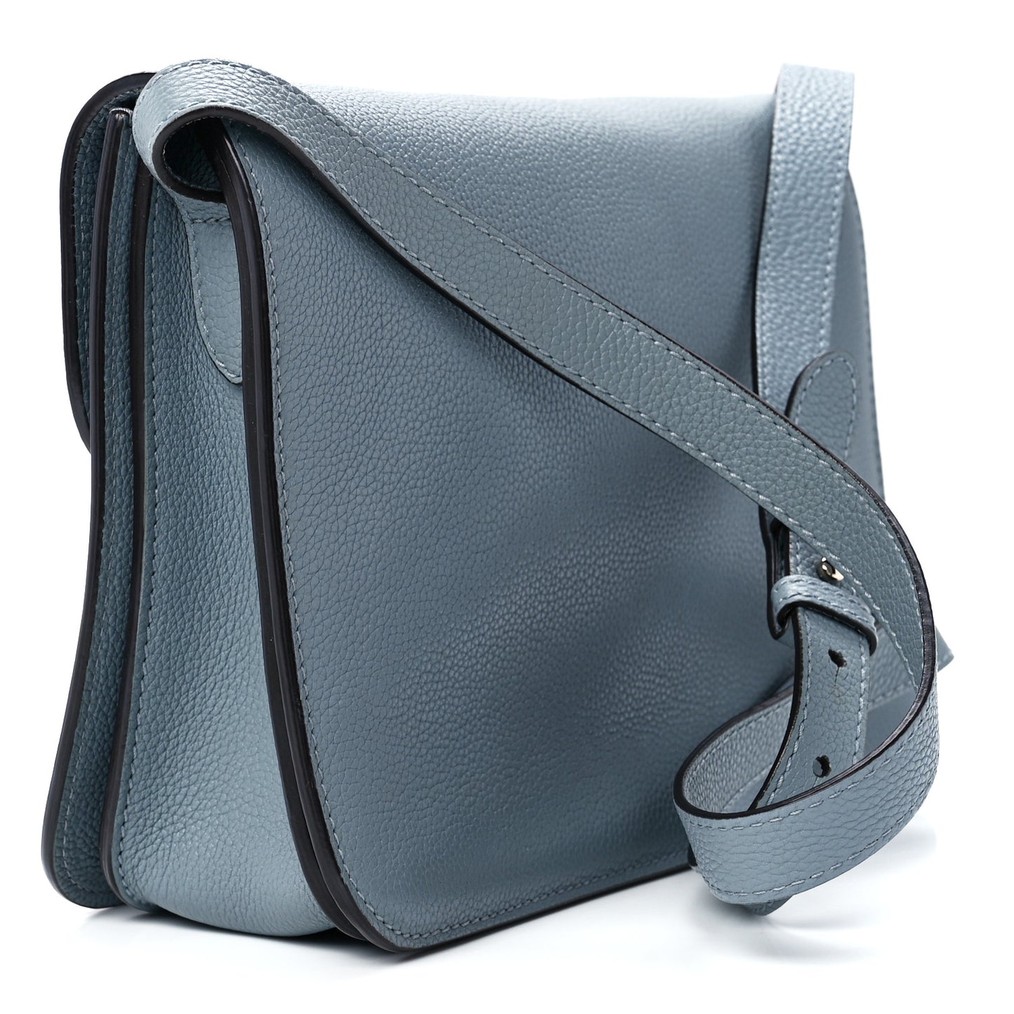 Soft Calfskin Small Jackie Shoulder Bag Grey