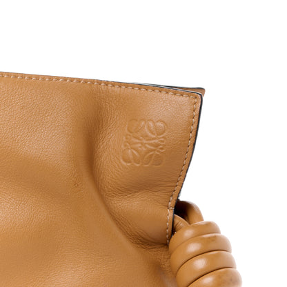 Loewe Calfskin Mini Flamenco Knot Clutch Oak 7 of 12