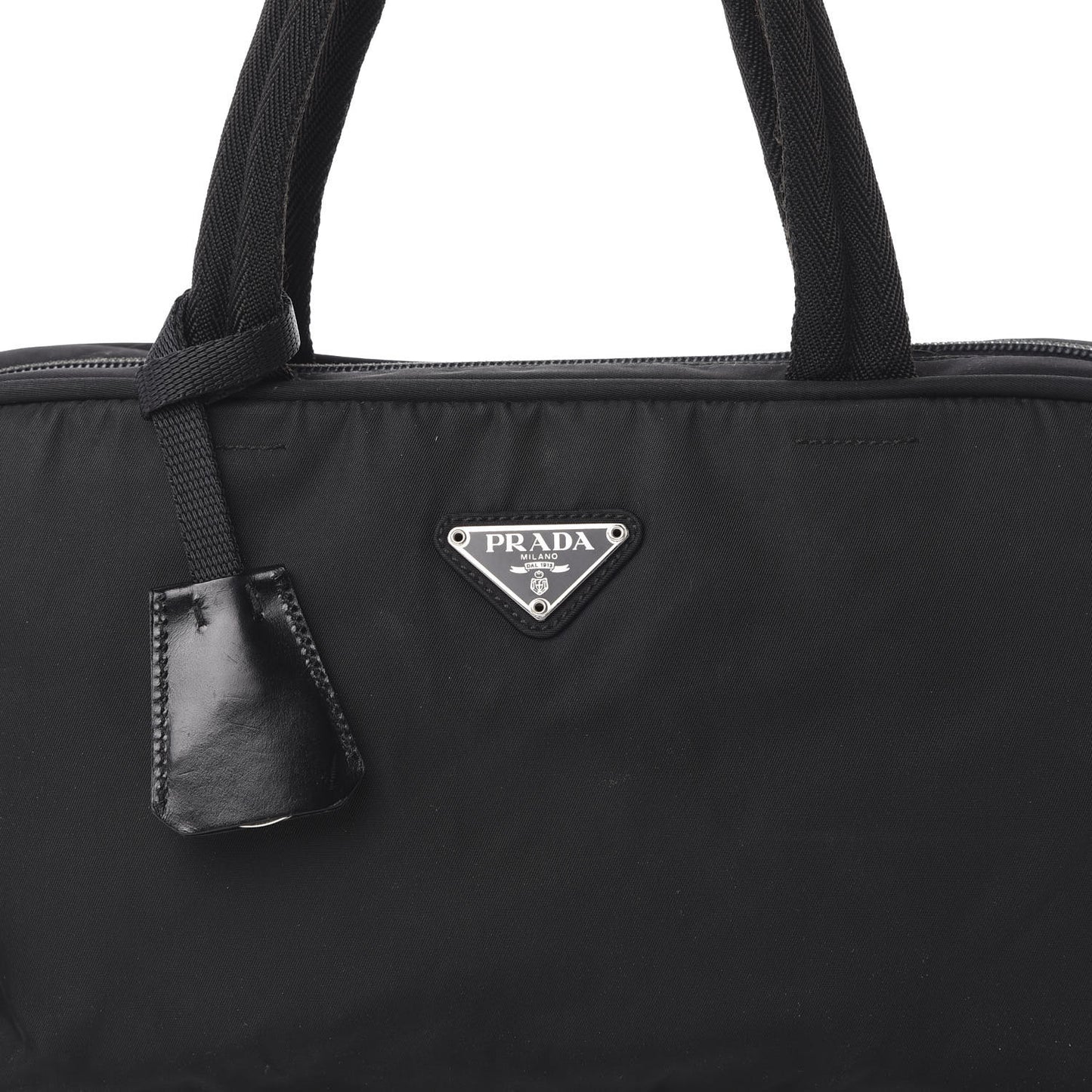 Tessuto Nylon Sport Semitracolla Shoulder Bag Black