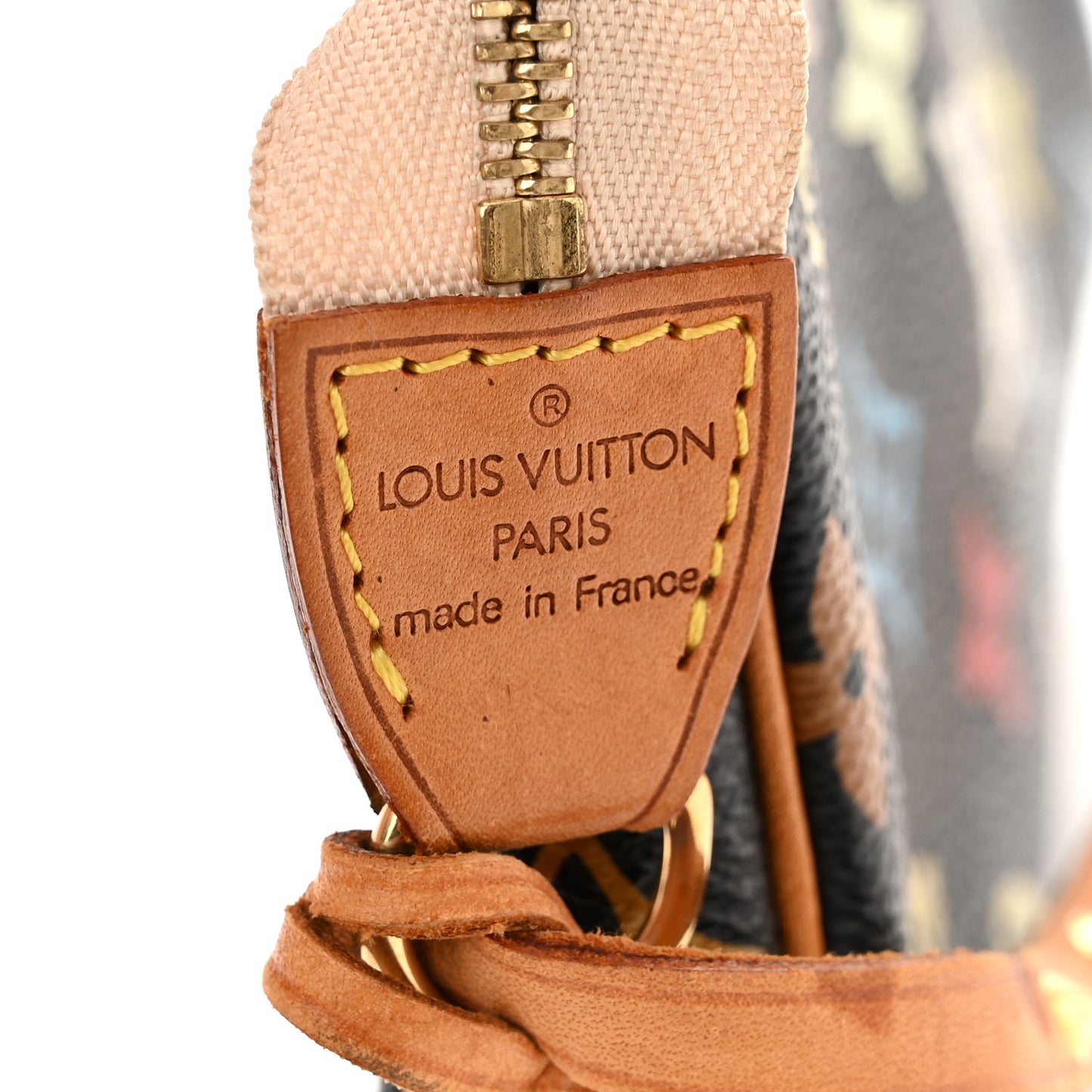 LOUIS VUITTON Monogram Multicolor Pochette Accessories Black