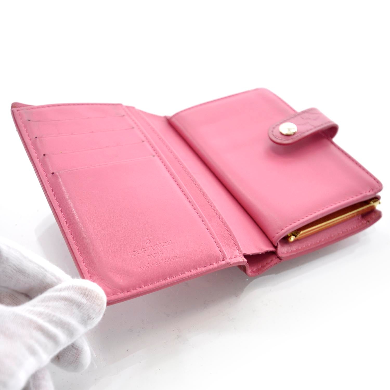 Louis Vuitton Vernis French Purse Framboise 5 of 8