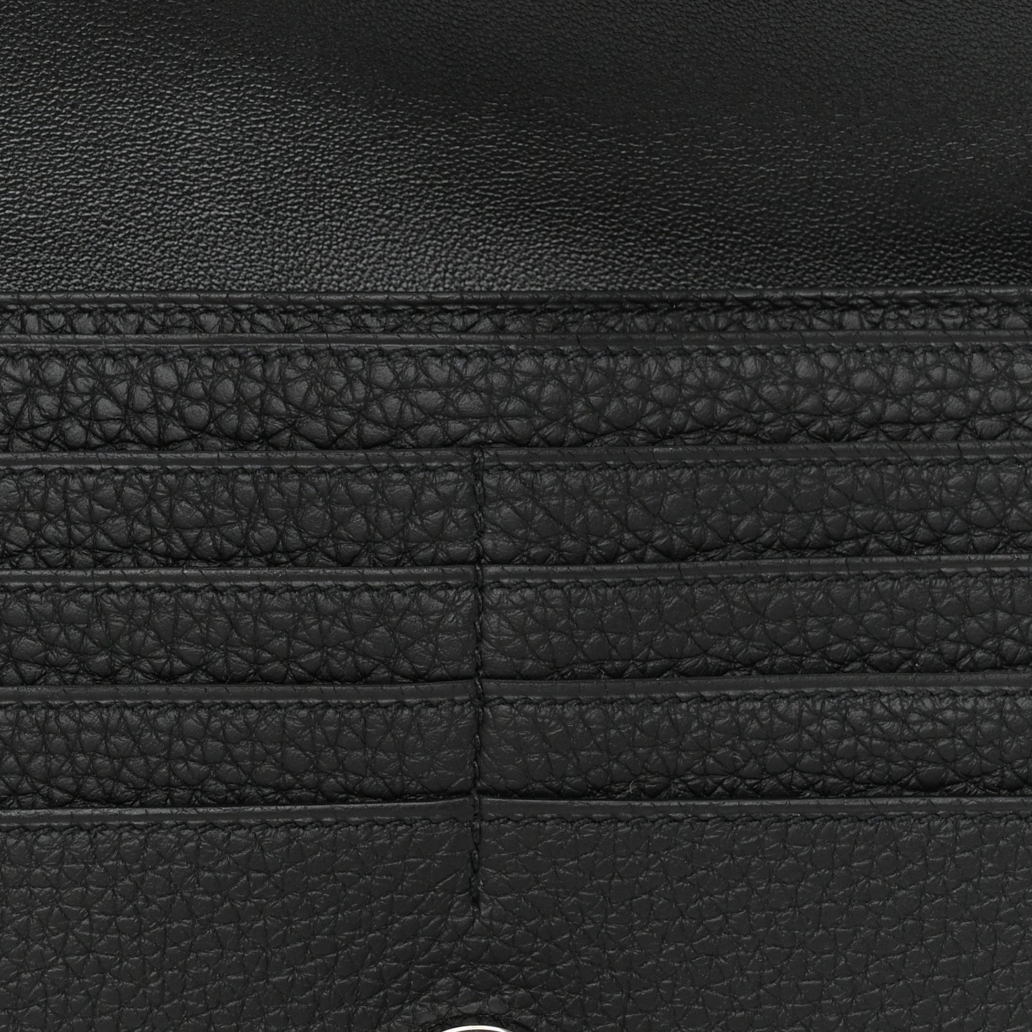 Hermes Togo Dogon Recto Verso Wallet Black 5 of 9