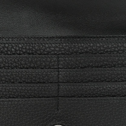 Hermes Togo Dogon Recto Verso Wallet Black 5 of 9