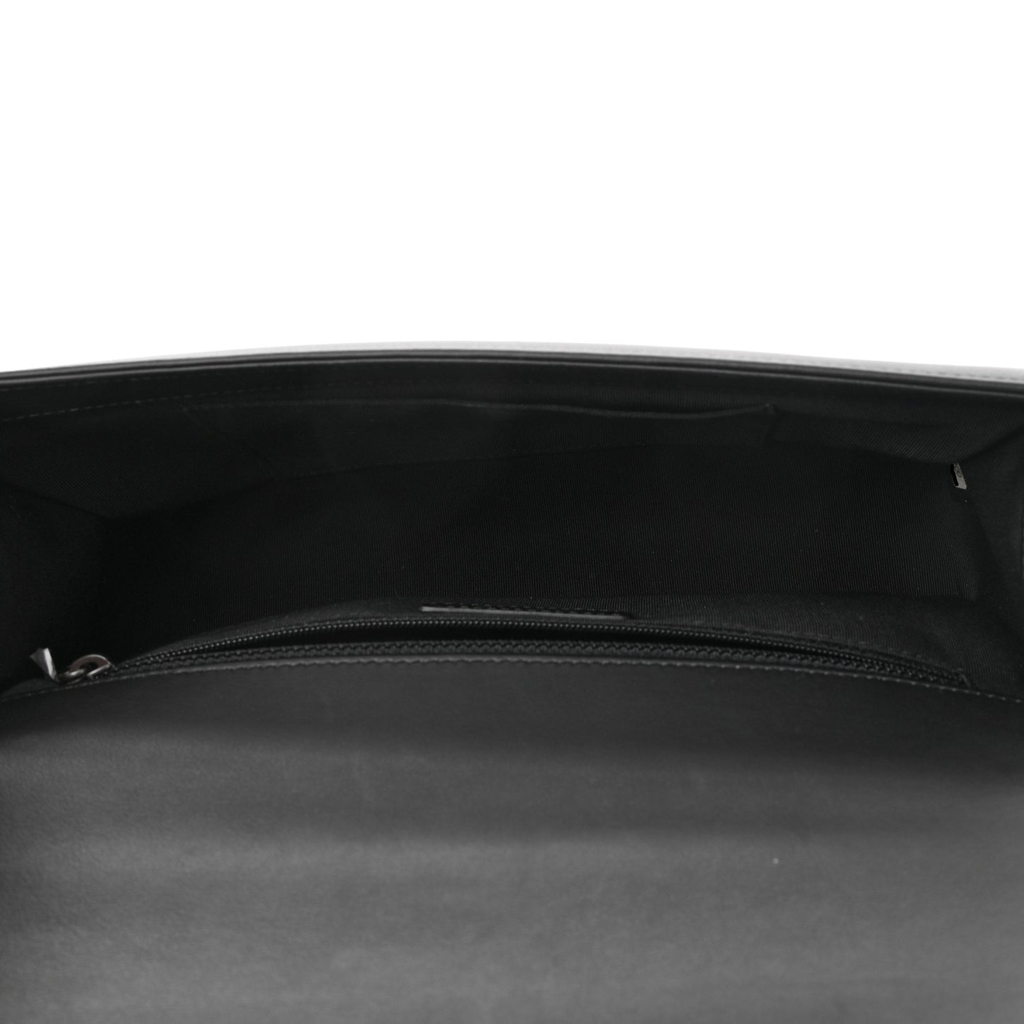 Calfskin Quilted New Medium Boy Flap Black