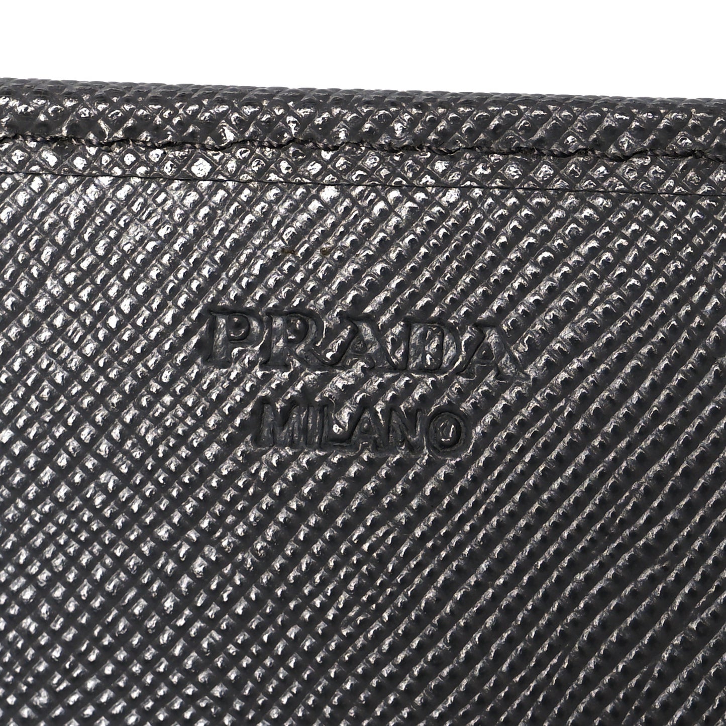 Saffiano Fiocco Bow Continental Wallet Grey