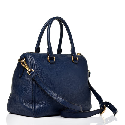 Prada Vitello Phenix Bauletto Baltico 4 of 10