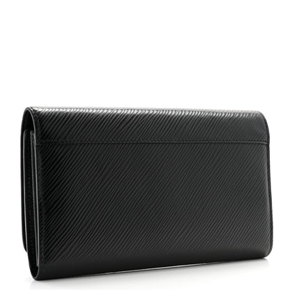 Louis Vuitton Epi Twist Wallet Black 3 of 10