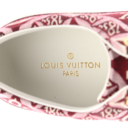 Louis Vuitton Jacquard Since 1854 Stellar Sneakers 37.5 Bordeaux 6 of 8