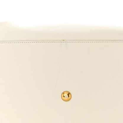 Saint Laurent Calfskin Classic Duffle 12 Bag White 23 of 23