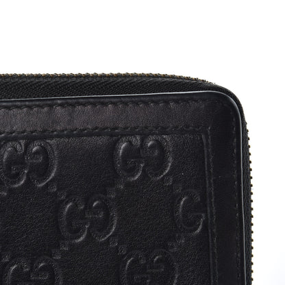 Gucci Guccissima Sukey Zip Around Wallet Black 10 of 13