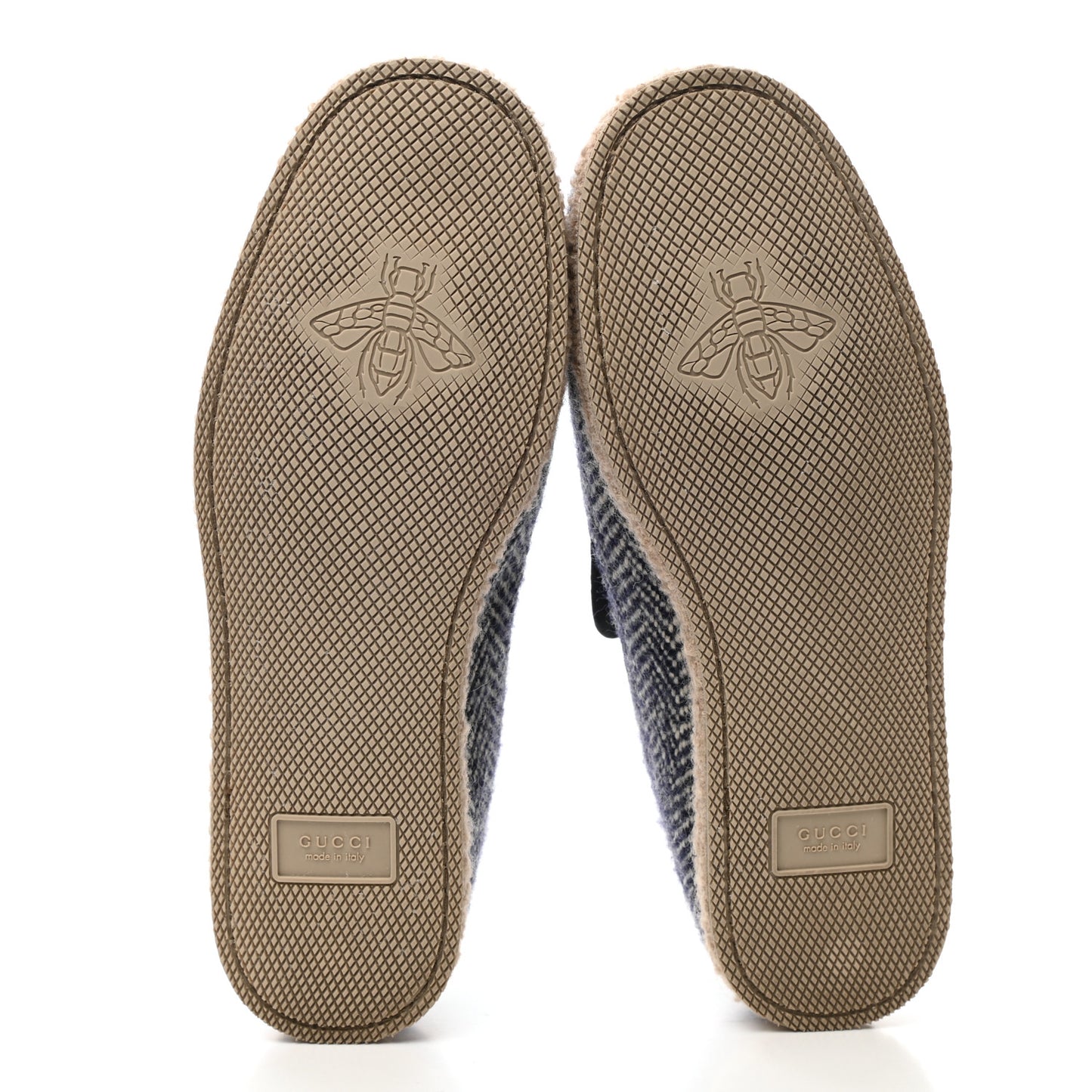 Covered Wool Herringbone Mens Fria Horsebit Loafers 7.5 Space Blue Oatmeal