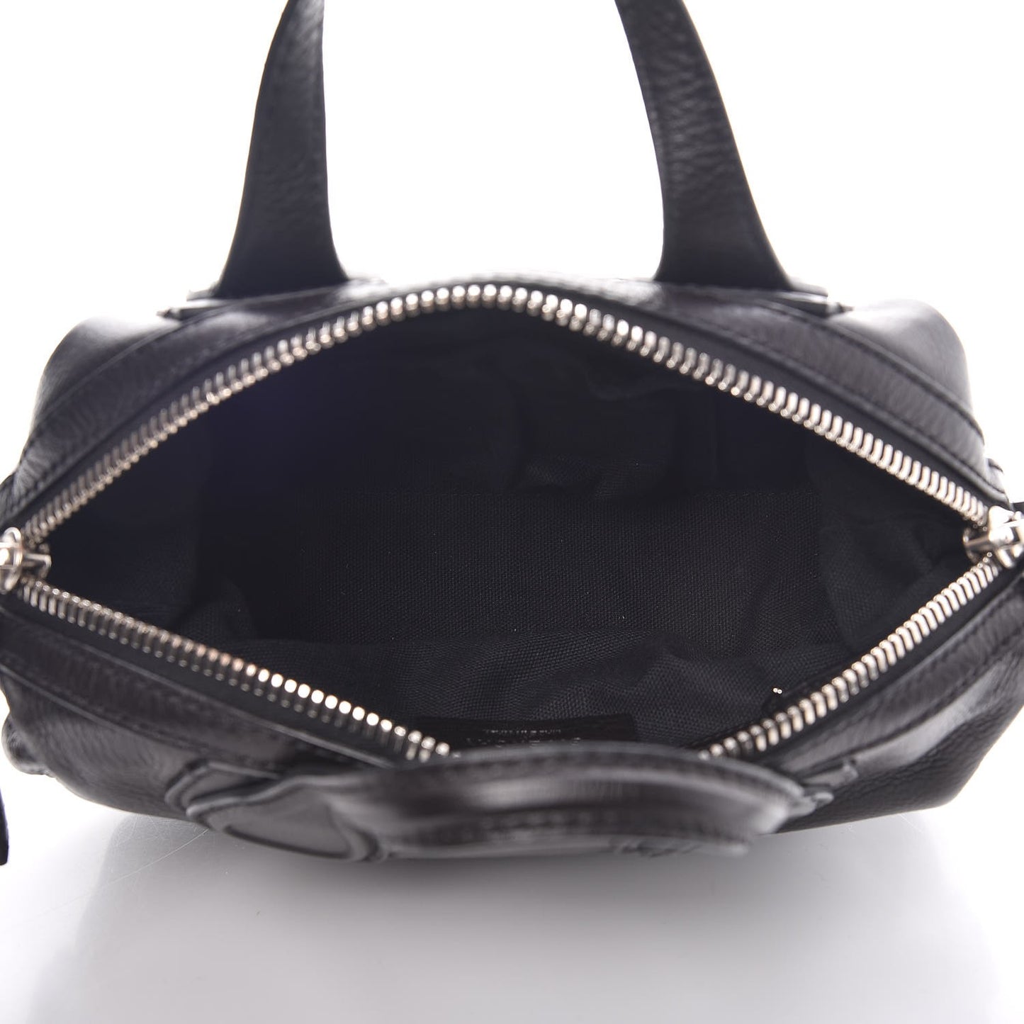 Waxed Calfskin Micro Nightingale Black