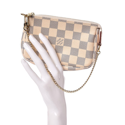 Louis Vuitton Damier Azur Mini Pochette Accessories 2 of 7