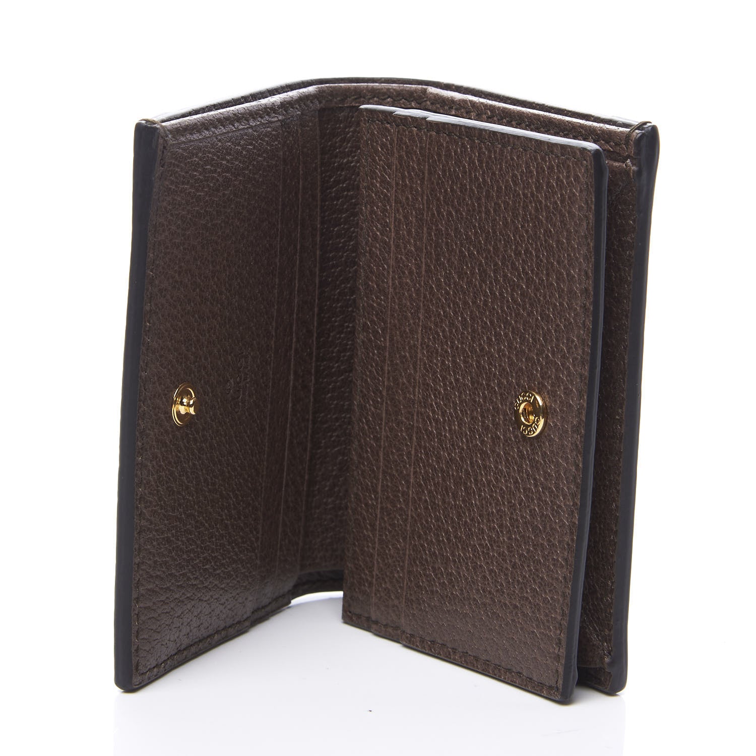 Gucci GG Supreme Monogram Web Ophidia Card Case Beige New Acero 4 of 9