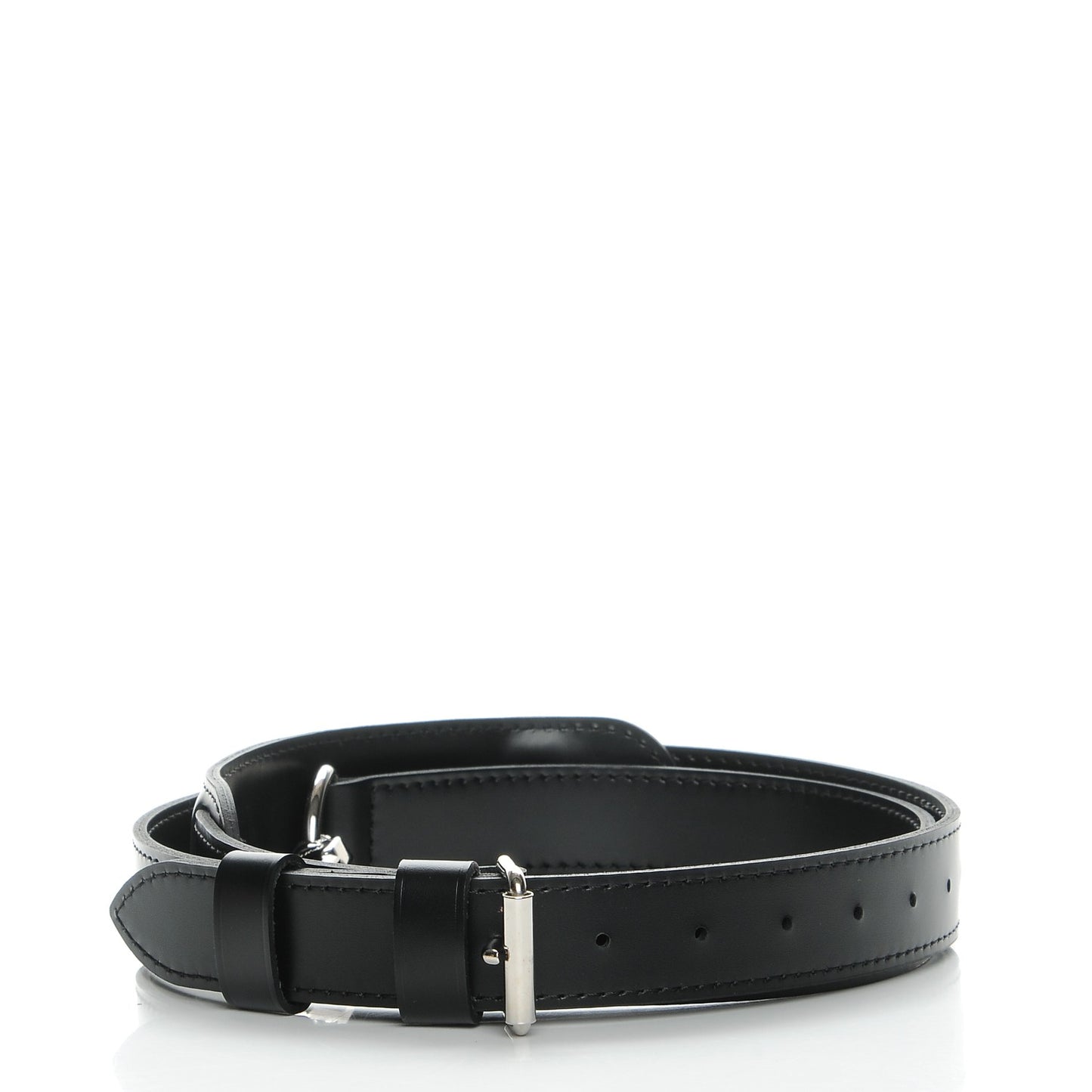 Calfskin Adjustable Keepall Bandouliere Shoulder Strap Black