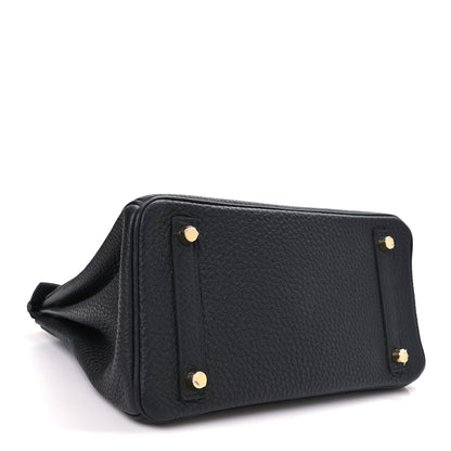 Hermes Togo Birkin 25 Black Black 3 of 10