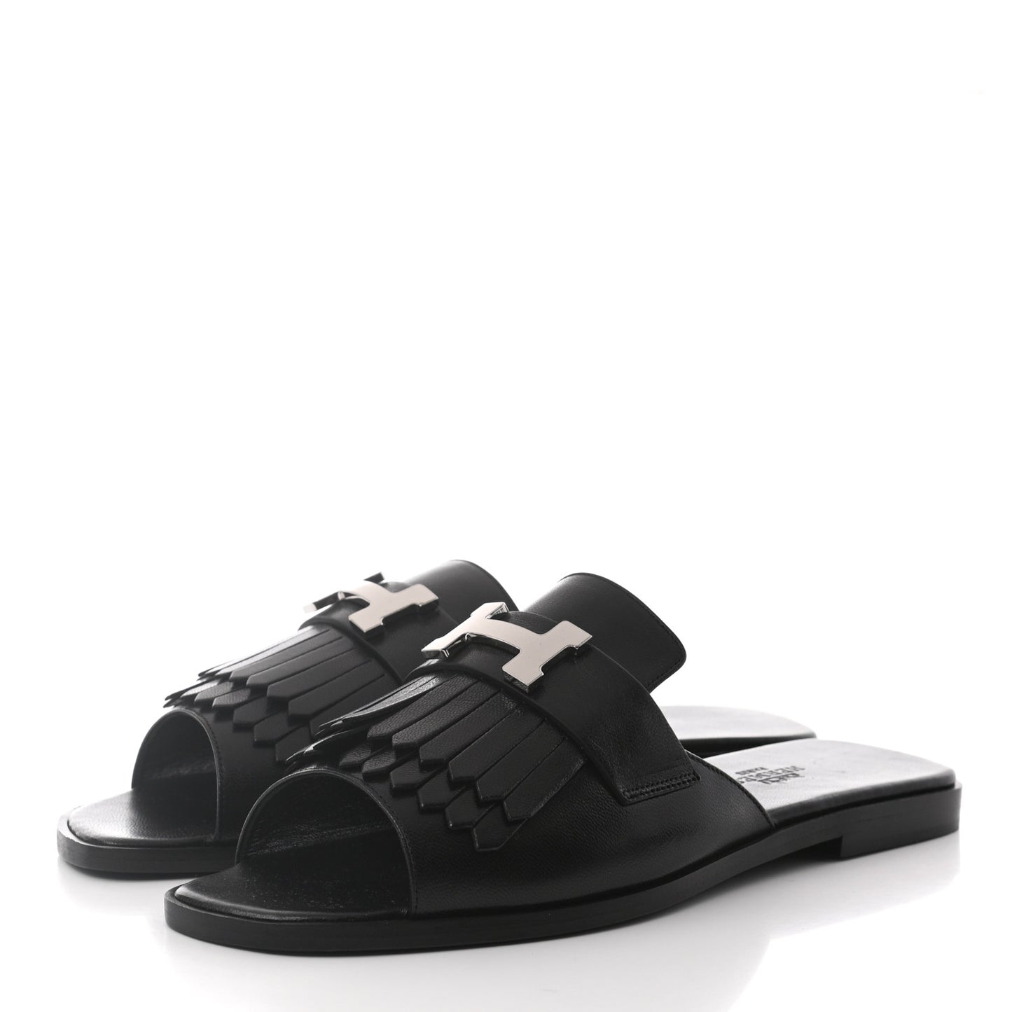 Goatskin Auteuil Sandals 37 Black