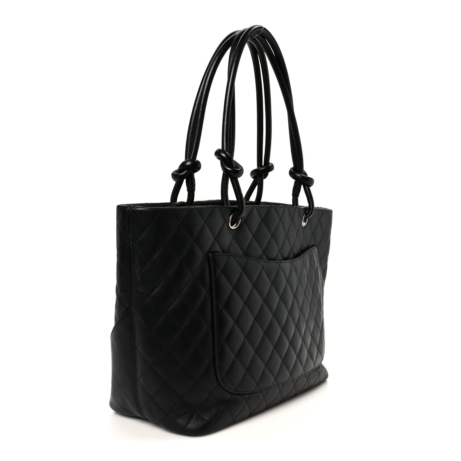 Chanel Calfskin Quilted Large Cambon Tote Black 3 of 10