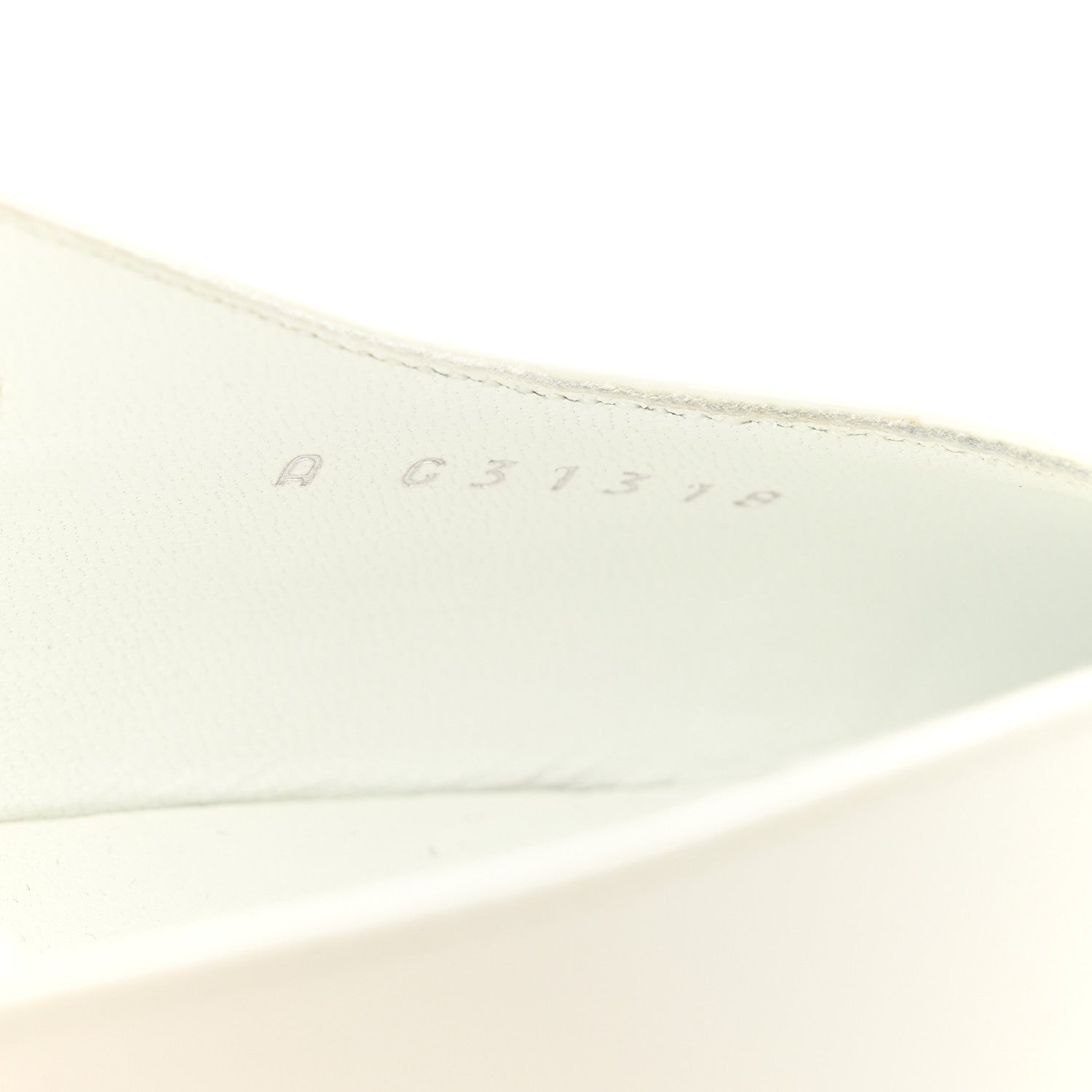 Chanel Patent Calfskin Cap Toe CC Slingback Pumps 38 White 8 of 8